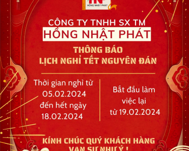 THÔNG BÁO LỊCH NGHỈ TẾT 2024