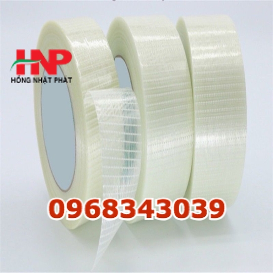Băng dính sợi thủy tinh 1 mặt