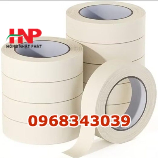 Băng keo giấy màu trắng