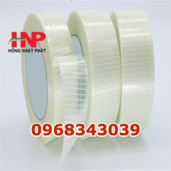 Băng dính sợi thủy tinh 1 mặt